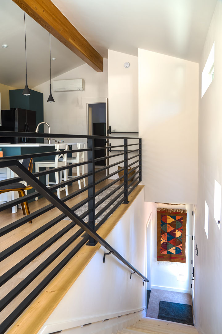 Interior of energy efficient home design and remodel