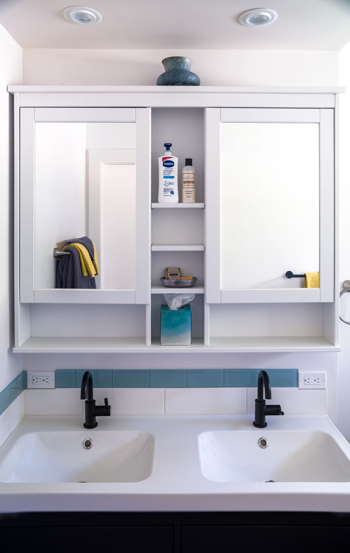 Interior of energy efficient home design and remodel