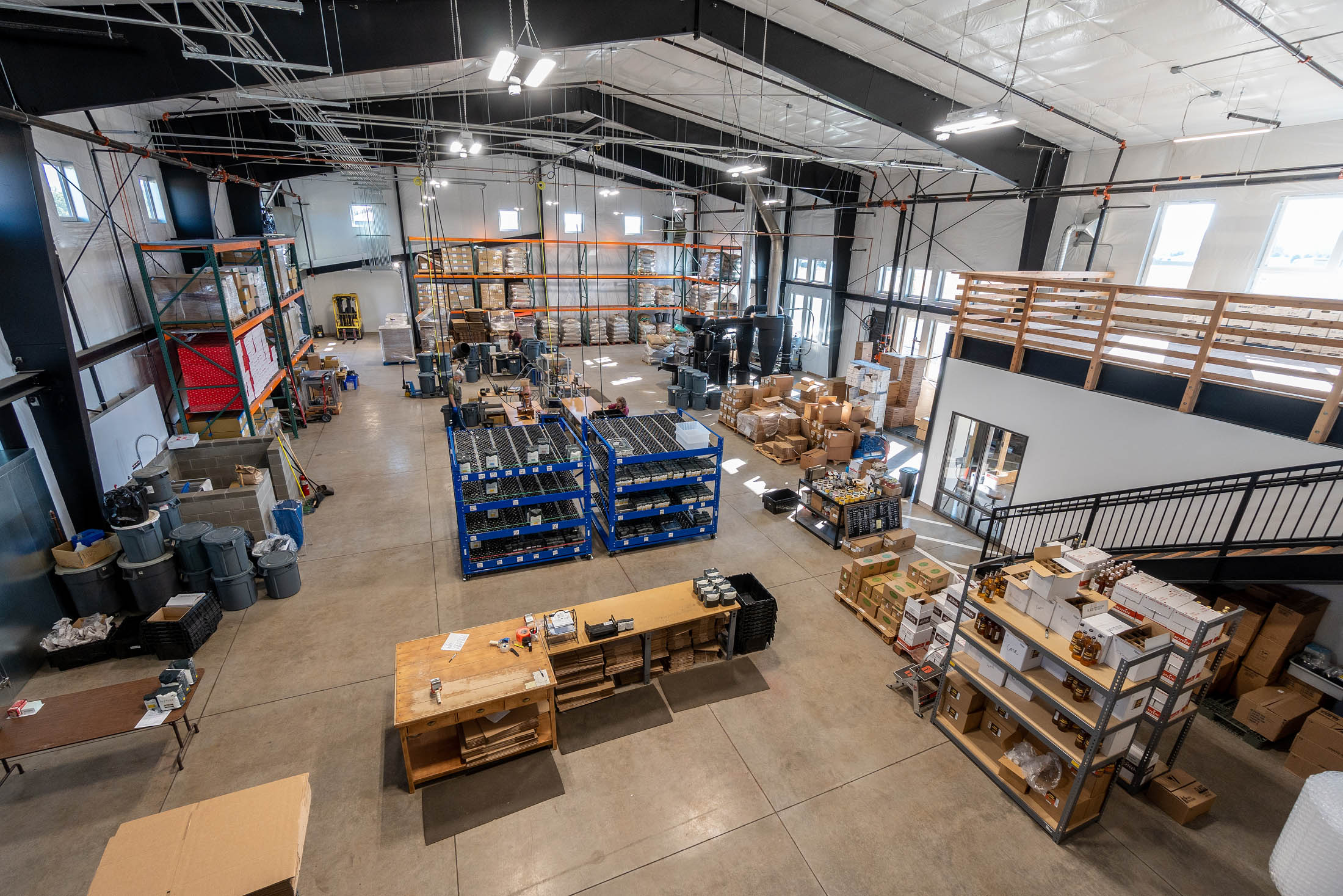 Interior of modern commercial building design