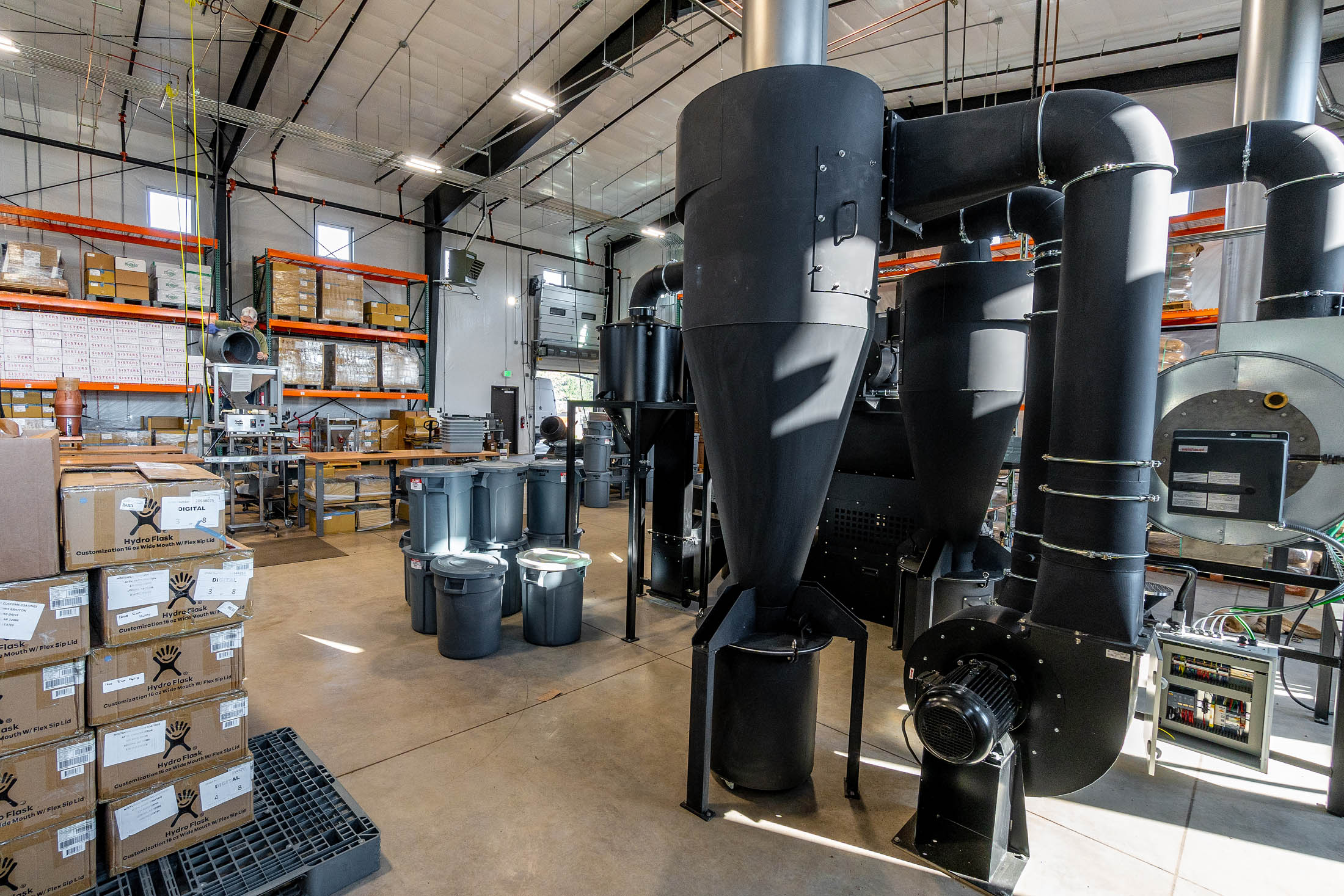 Interior of modern commercial building design