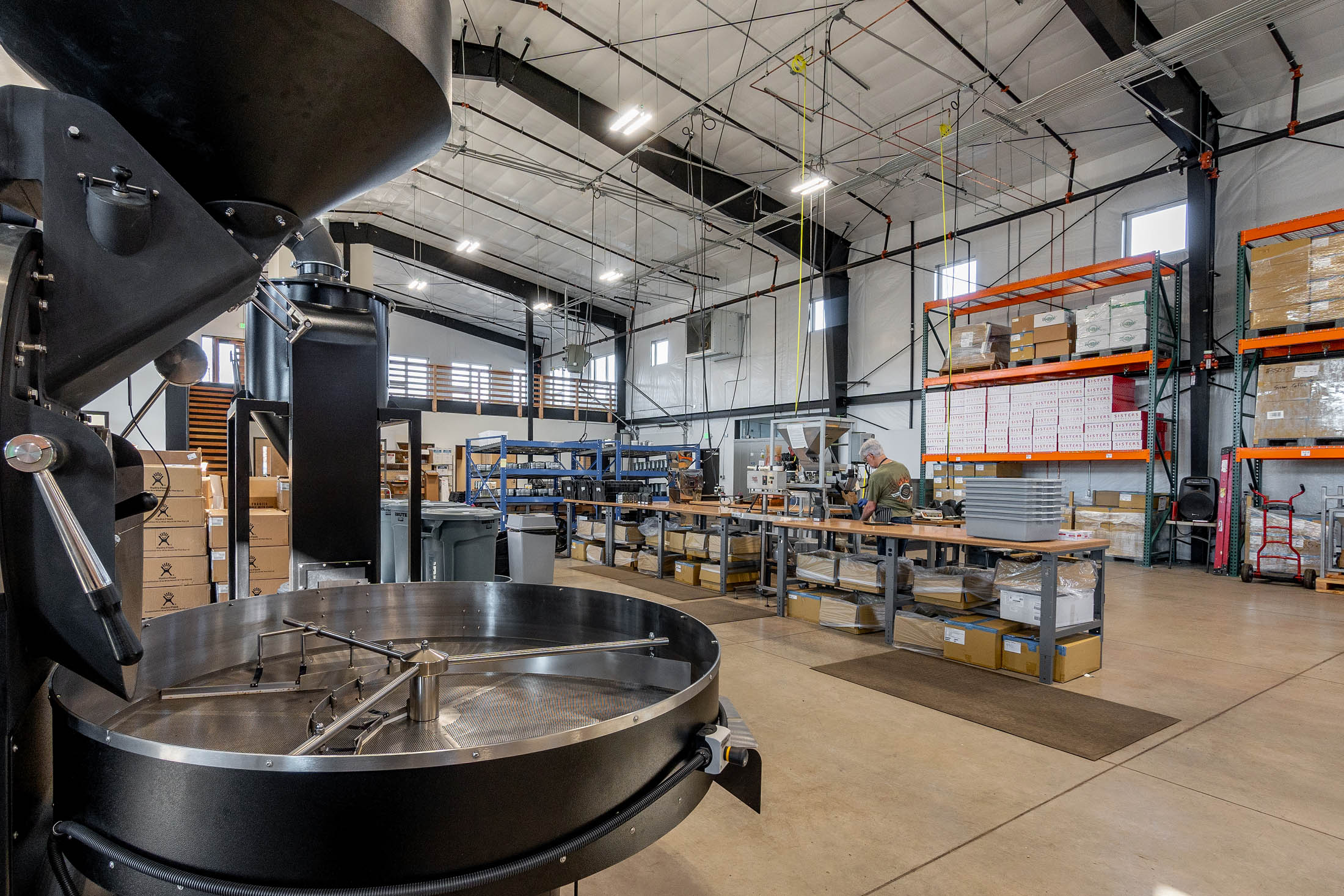 Interior of modern commercial building design