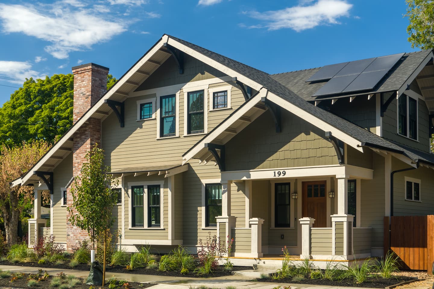 Solar panels for remodeled home in Bend, Oregon