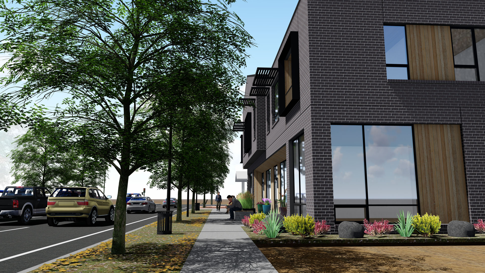 BIM/VDC of commercial building in downtown Bend, Oregon by Full Circle Design