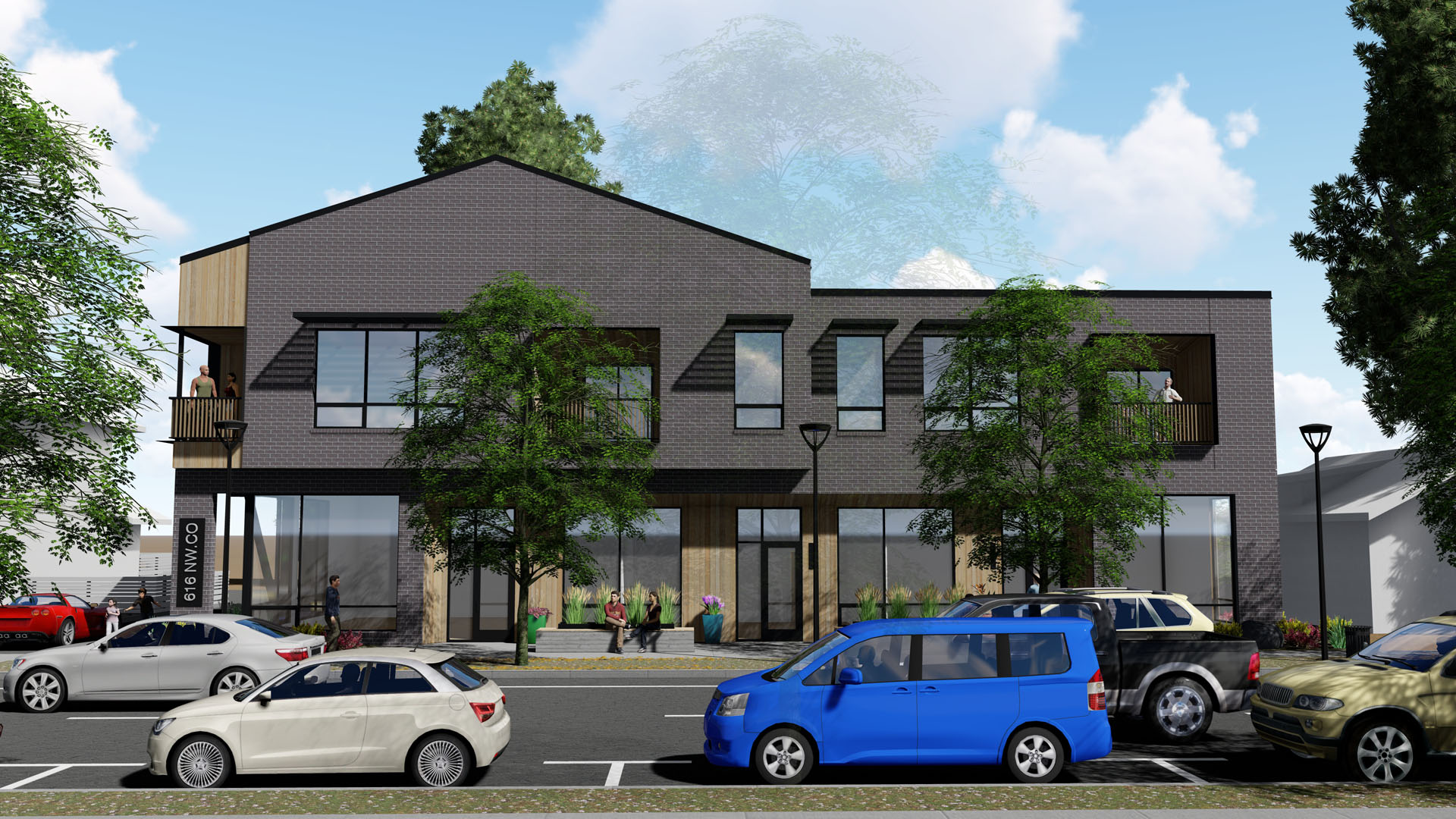 BIM/VDC of commercial building in downtown Bend, Oregon