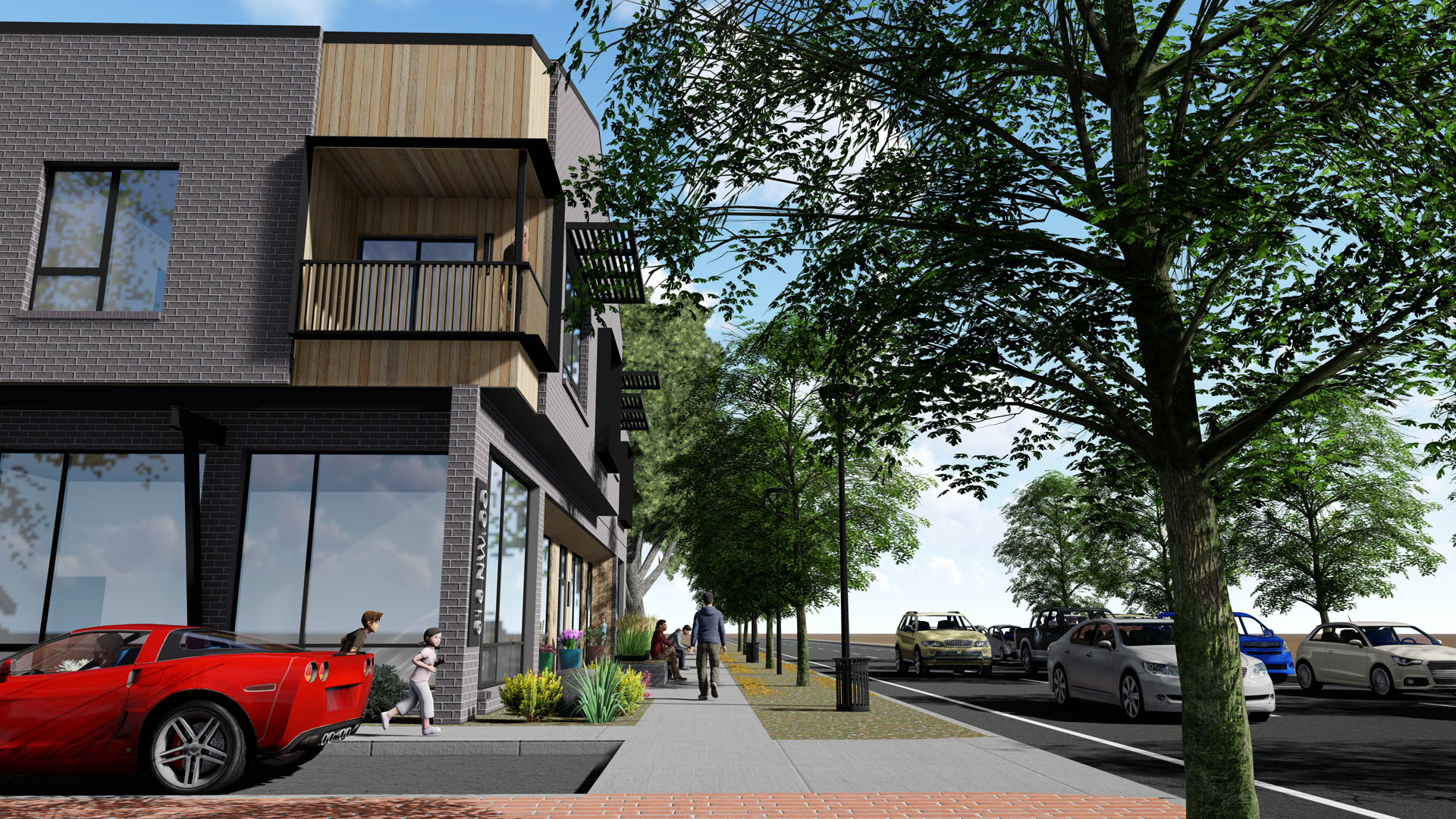 BIM/VDC of commercial building in downtown Bend, Oregon by Full Circle Design