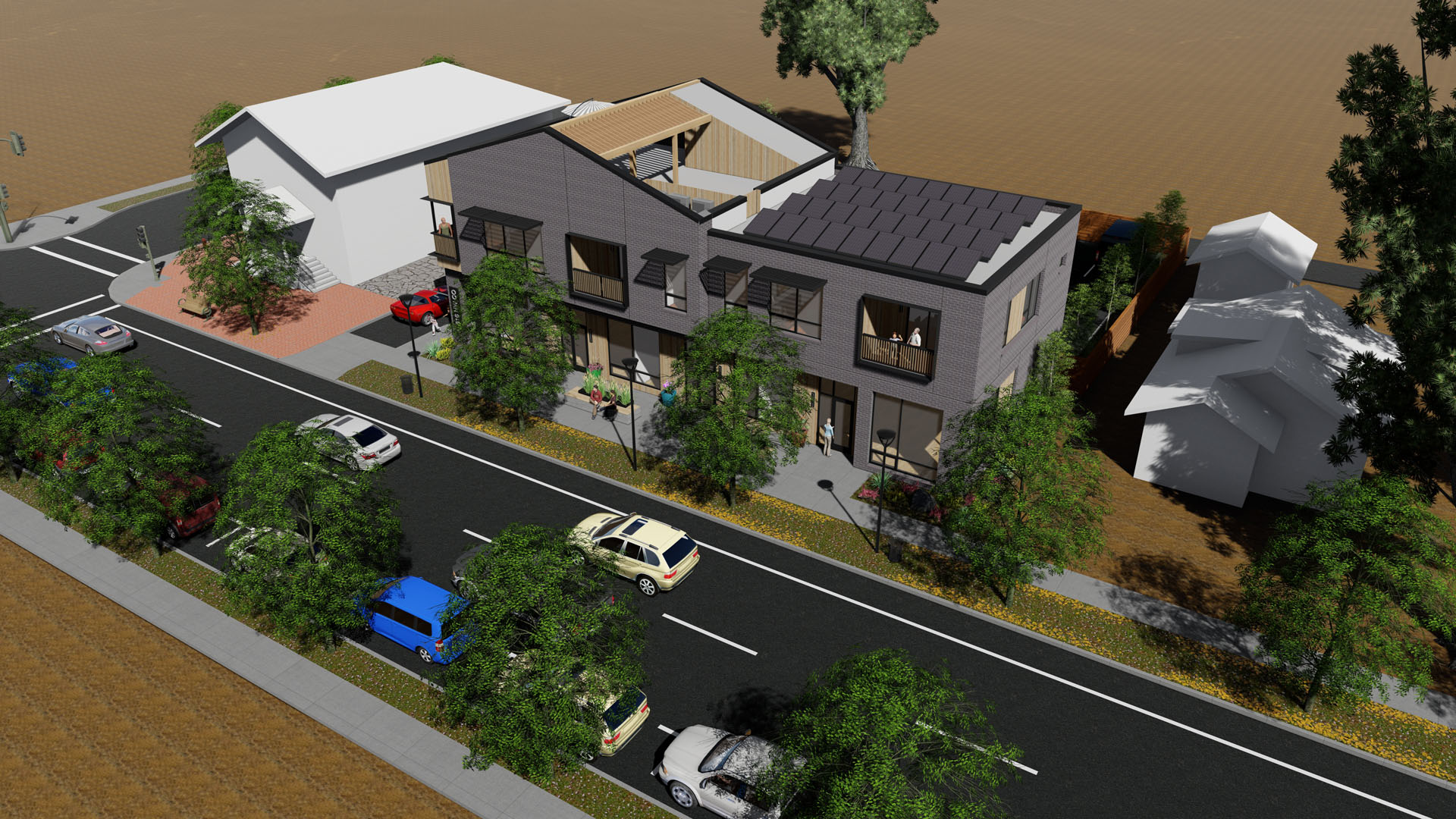 BIM/VDC of commercial building in downtown Bend, Oregon