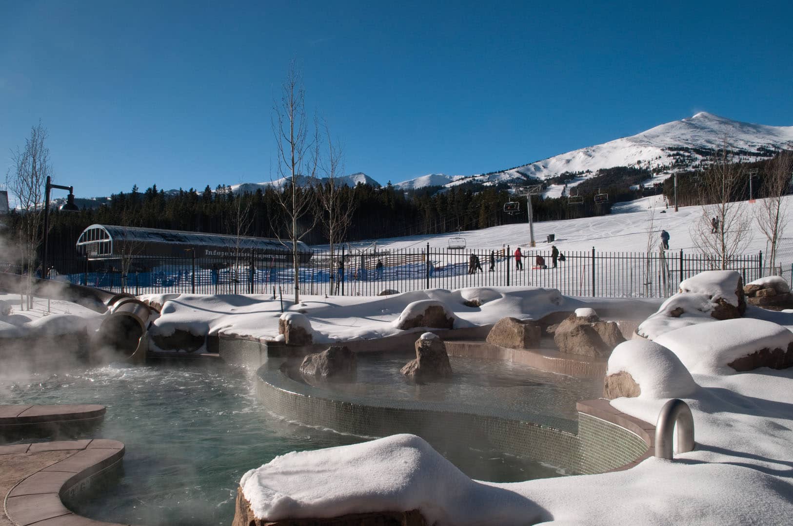 Exterior of luxury commercial building