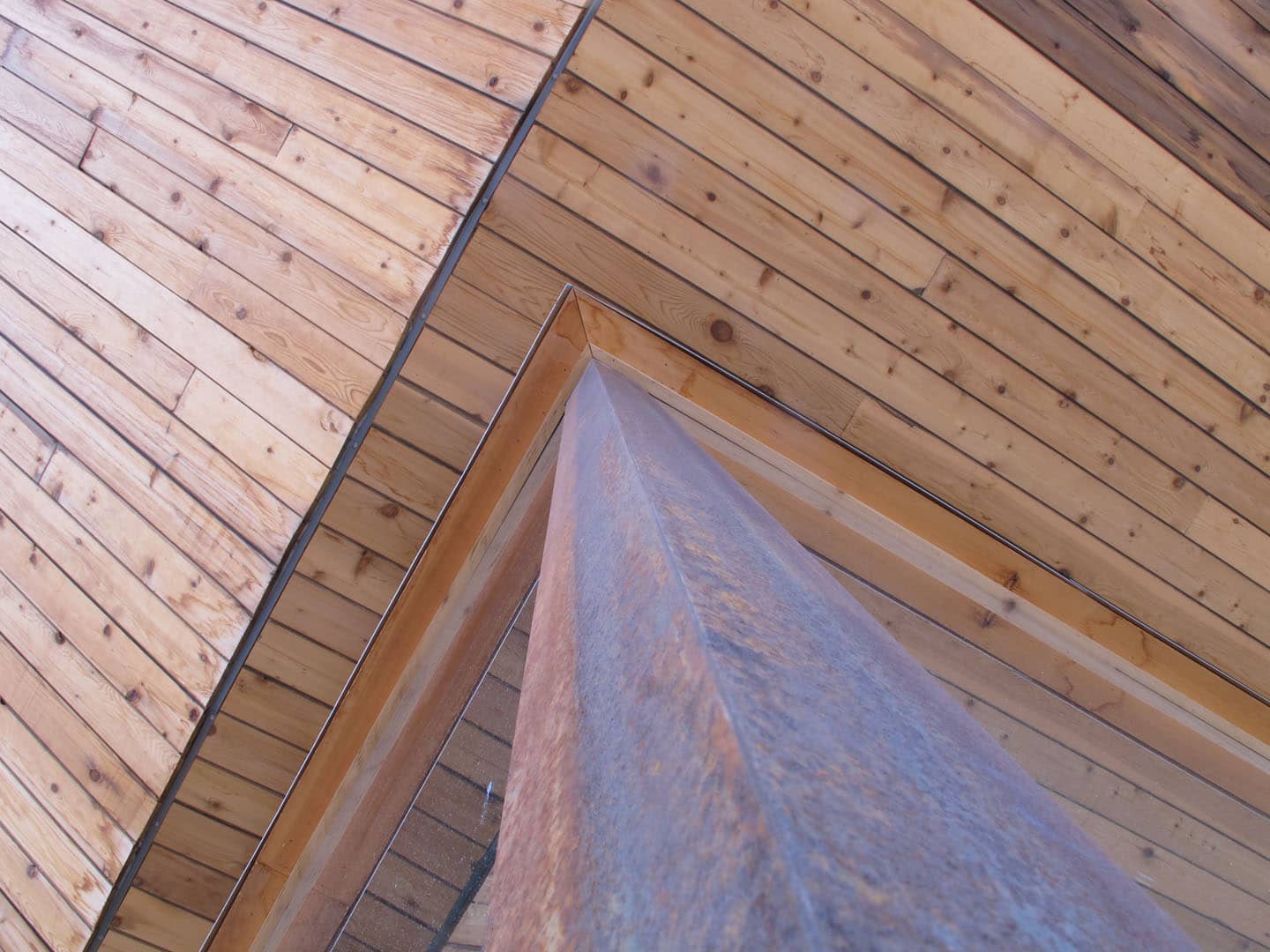 Exterior low angle of building project