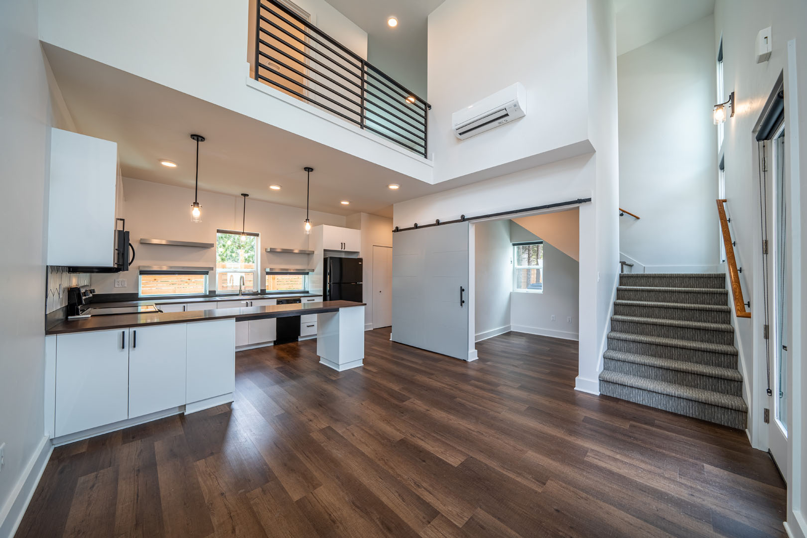 Interior view of newly designed kitchen