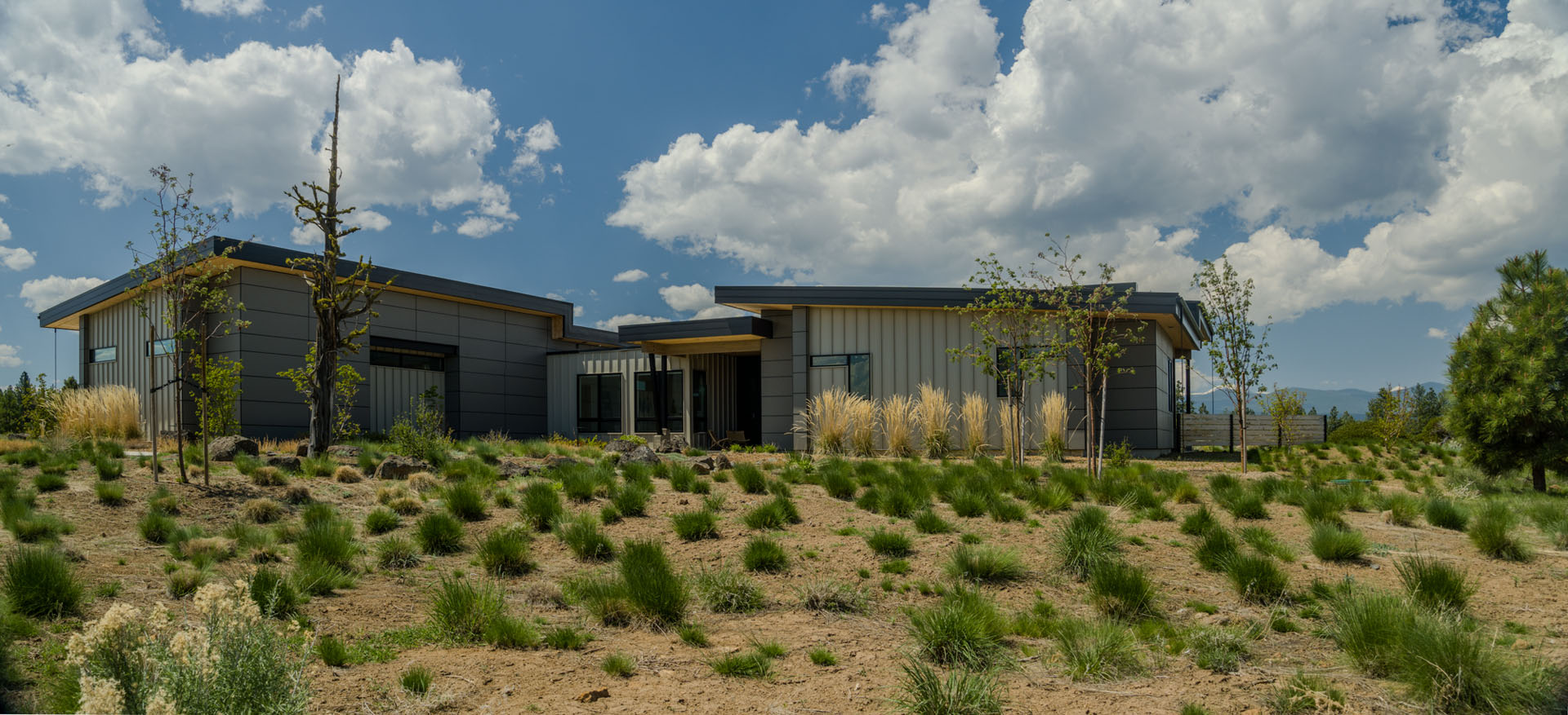 Exterior view of desert residential property